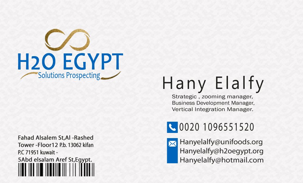 H2OEgypt for chemicals